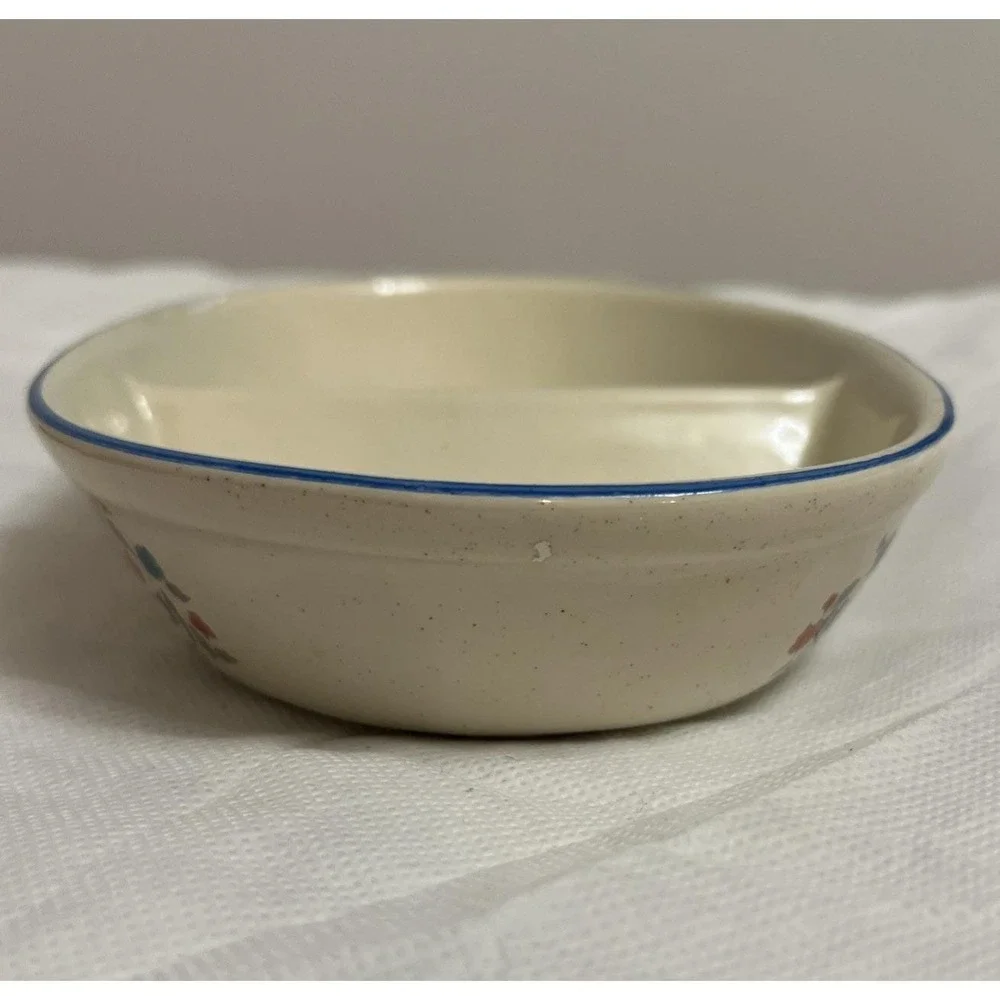 Vintage 80s 90s Divided Geese Split Baking Dish Country Collection CollectorRare